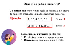 1° PPT_Patrones-Numéricos primero básico | PPTX