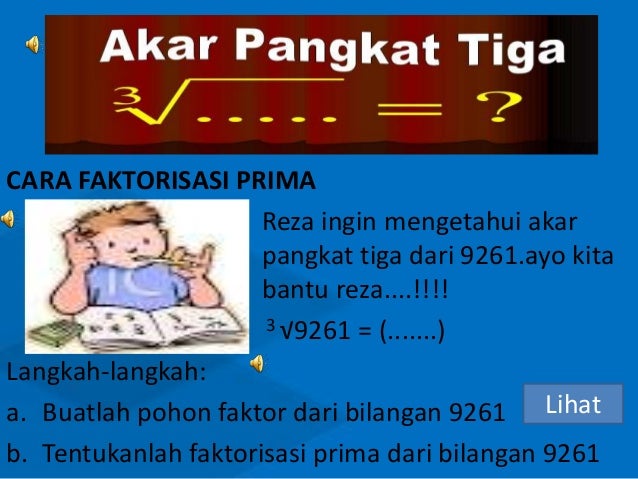 Akar Pangkat 3 Dari Bilangan 1331 Adalah Mutakhir