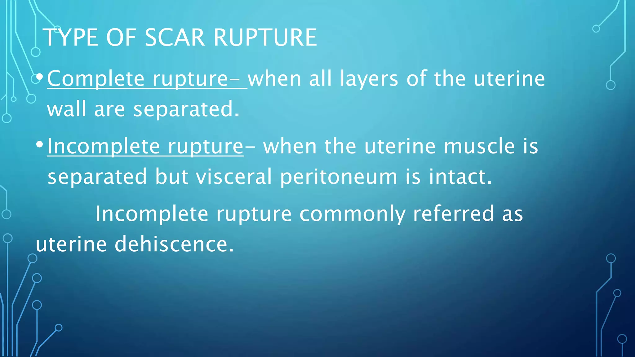 Pregnancy with previous cesarean section | PPTX