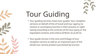 Tour Guide Overview CHAPTER 1 PRELIMS HISTORY OF TOURISM TOUR GUIDING | PPTX