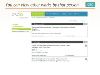 OSCYou can view other works by that person
 