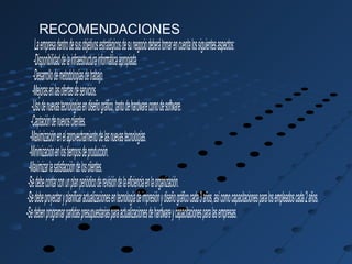 RECOMENDACIONES
 
