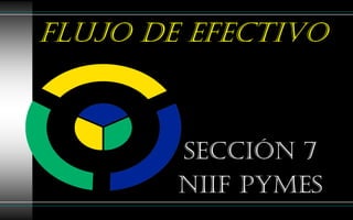 Flujo de efectivo
Sección 7
NIIF PYMES
 