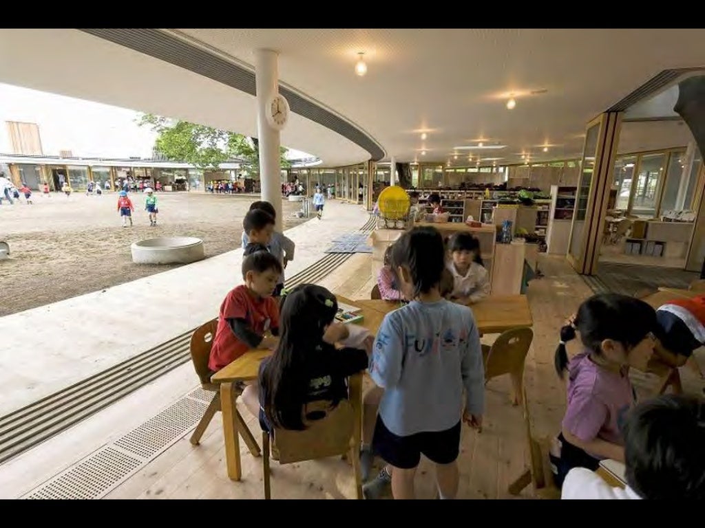 Reflections by Takaharu Tezuka on Fuji Kindergarten, Tokyo, Japan at