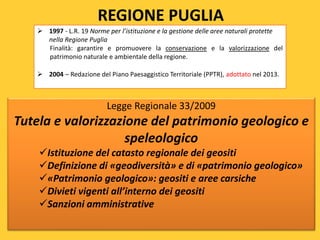 Progetto Geositi della Puglia 1