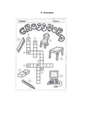 5.- Crossword
 