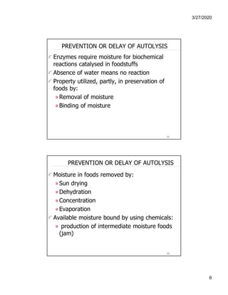 1 principles of food preservation | PDF