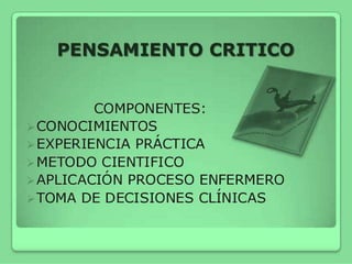  proceso de atención de  enfermería ( PAE)