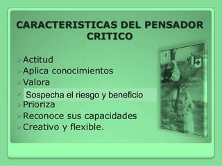 Sospecha el riesgo y beneficio
 
