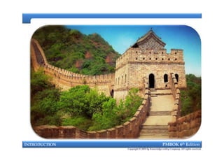 INTRODUCTION PMBOK 6th Edition
Copyright © 2018 by Knowledge valley Company. All rights reserved.
 