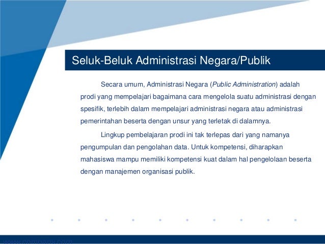 Keren Prospek Kerja Administrasi Negara Administrasi Publik
