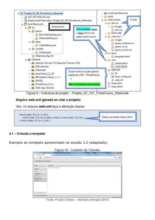 4.1 – Criando o template
Exemplo do template apresentado na sessão 3.2 (adaptado).
 
