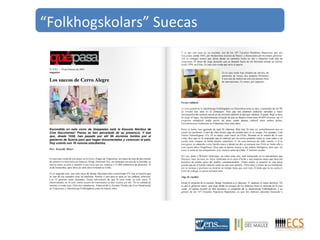 “Folkhogskolars” Suecas 
 