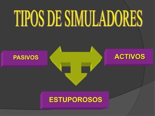 PASIVOS                 ACTIVOS




          ESTUPOROSOS
 