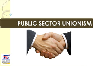Public Sector Union (Principles and Benefits)