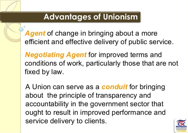 Public Sector Union Principles And Benefits