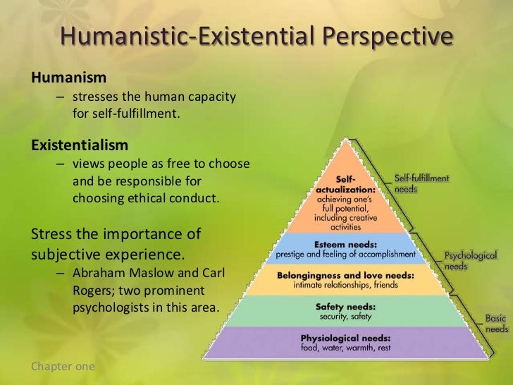humanistic existential perspective