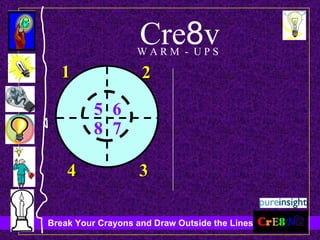 Cre 8 v W A R M  -  U P S 1 2 3 4 5 6 7 8 