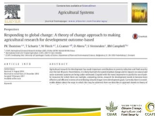 Pushing the boundary on research-development linkages