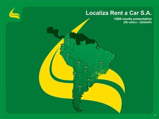 1 Q08 Results Presentation