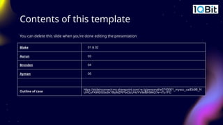 1QBit 24hr Case.pptx A presentation about business completion Qbit | PPTX