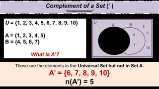 1Q LP 3.4 Venn Diagram & Set Operation (Complement and DIfference).ppsx