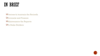 1) Introduction to Record to Report (R2R) Processing Cycle and Overview ...