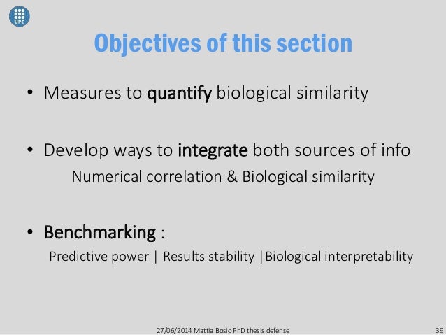 Benchmarking phd thesis