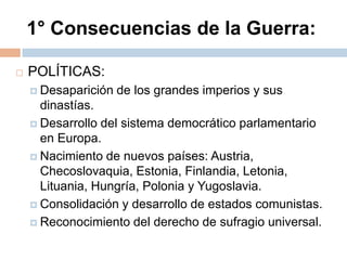 Conflicto de nacionalidades en el Imperio Austro-Húngaro: alemanes, magyares, checos, serbios, croatas.