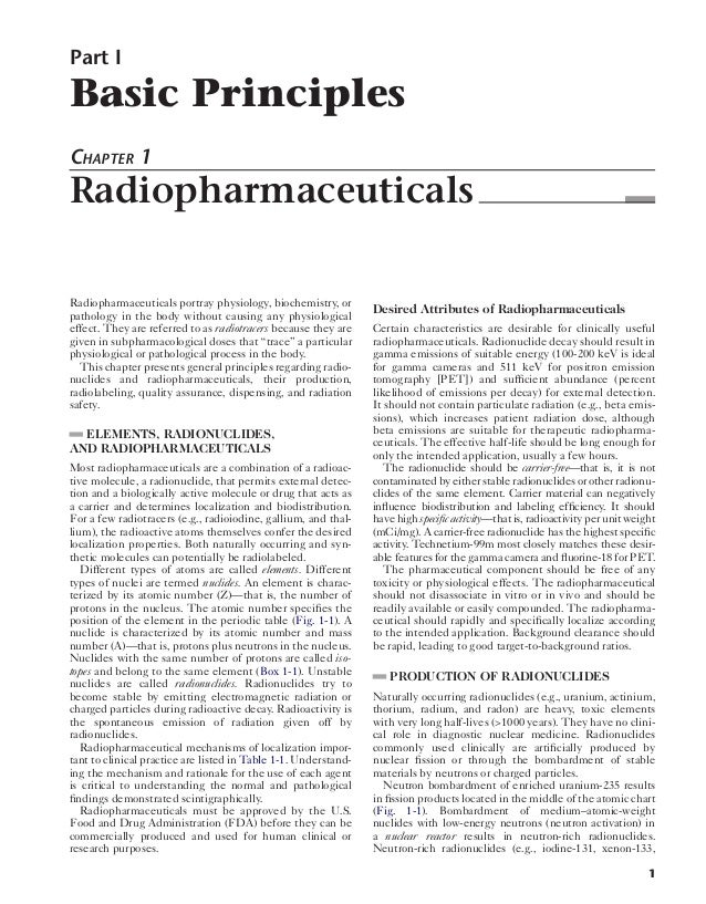 1 radiopharmaceuticals