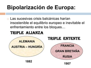 Carrera armamentista y reclutamiento masivo.