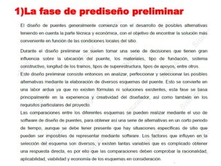 1)La fase de prediseño preliminar
 