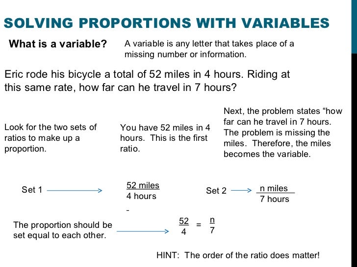 1 - Ratios & Proportions