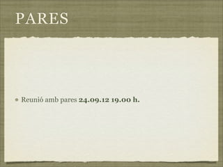 PARES




Reunió amb pares 24.09.12 19.00 h.
 