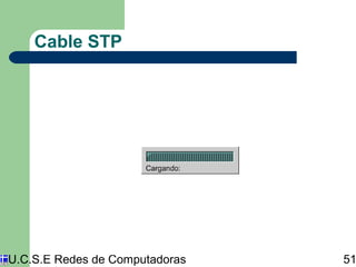 Cable STP 
U.C.S.E Redes de Computadoras 51 
 