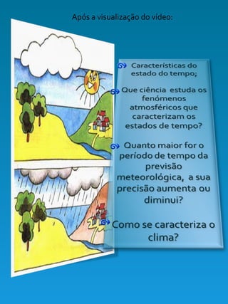 Após a visualização do vídeo: 