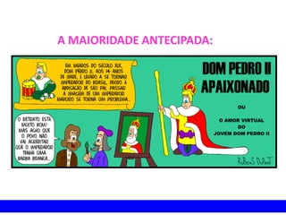 Criação do Código de Processo Criminal (nov/1832):Autoridade judiciária e policial (nos municípios) aos “juízes de paz”, eleito entre os grandes proprietários.Ato Adicional de 1834:Reforma constitucional.Objetivo: conciliação entre moderados e exaltados.Assembléias Legislativas Provinciais (Deputados Estaduais). Capital nomeava os Presidentes de Província.RJ = Município Neutro.Substituição da Regência Trina por Regência Una.Suspensão do Poder Moderador e do Conselho de Estado até o fim do Período Regencial.