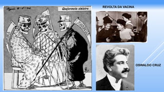 REVOLTA DA VACINA
OSWALDO CRUZ
 