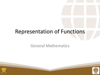 Representation of Functions
General Mathematics
 