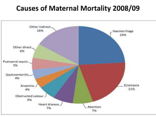 Causes of Maternal Mortality 2008/09
 