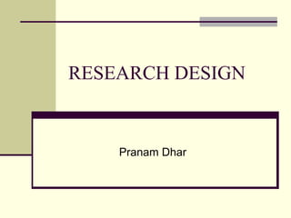 Research Design for Social Science Researchers | PPT