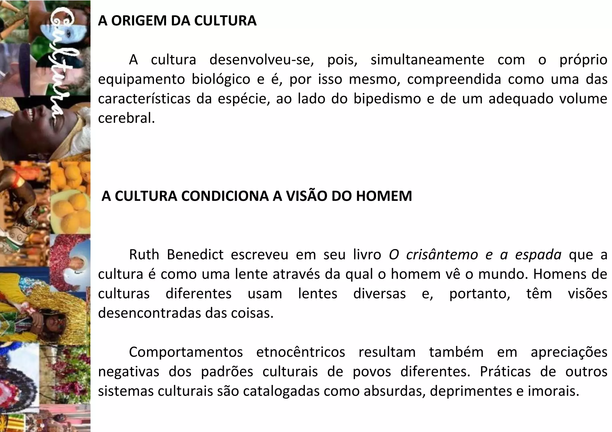 1 Resumo: cultura, um conceito antropológico (LARAIA) | PDF