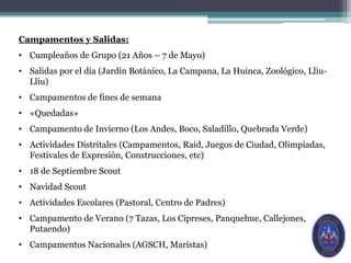  SociabilidadMétodo ScoutElementos: Ley y Promesa (Adhesión Voluntaria)