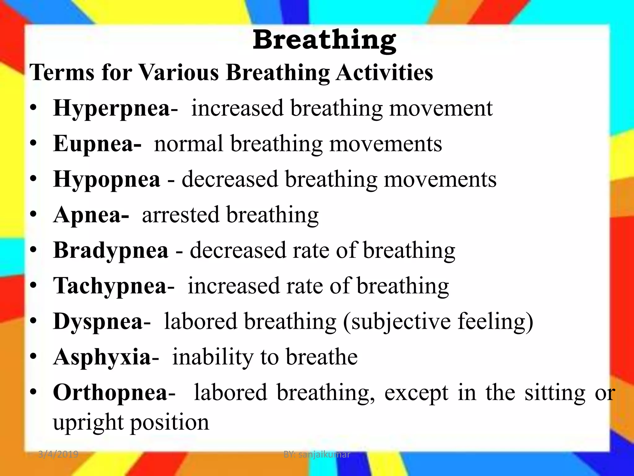 Review of anatomy and physiology of respiratory system | PPTX