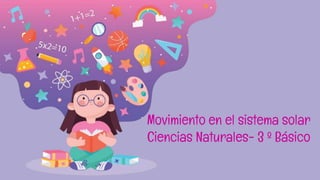 Movimiento en el sistema solar
Ciencias Naturales- 3 º Básico
 