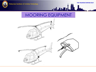 FOR TRAINING PURPOSE ONLY
Malaysian Institute of Aviation Technology
MOORING EQUIPMENT
 