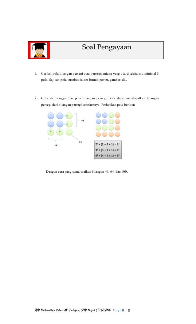 1 Rpp Pola Bilangan
