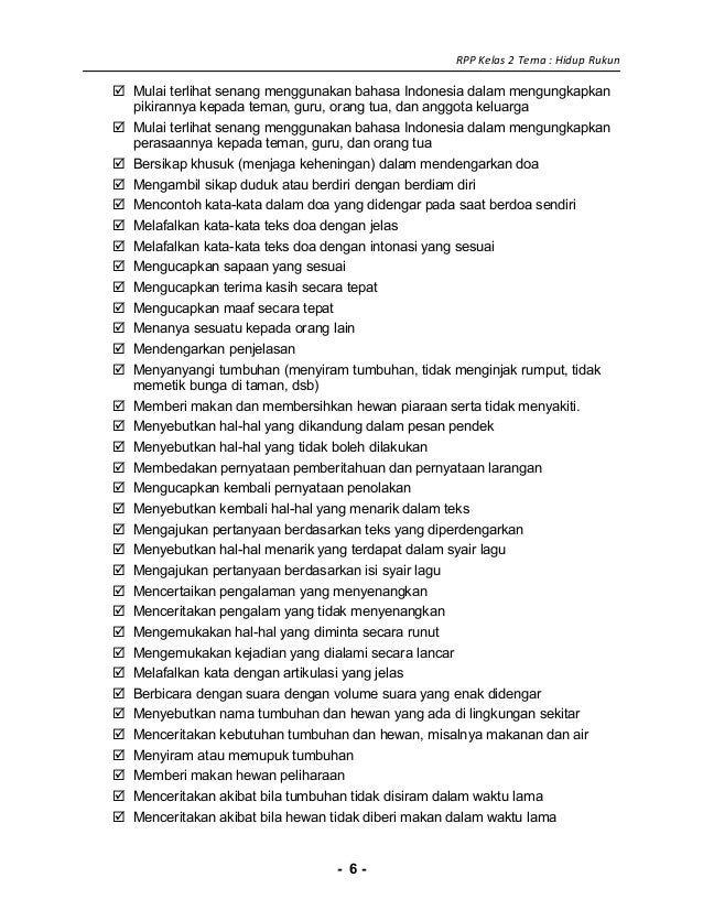 [1] rpp sd kelas 2 semester 1 hidup rukun