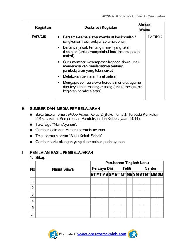 [1] rpp sd_kelas_2_semester_1_-_hidup_rukun[1]