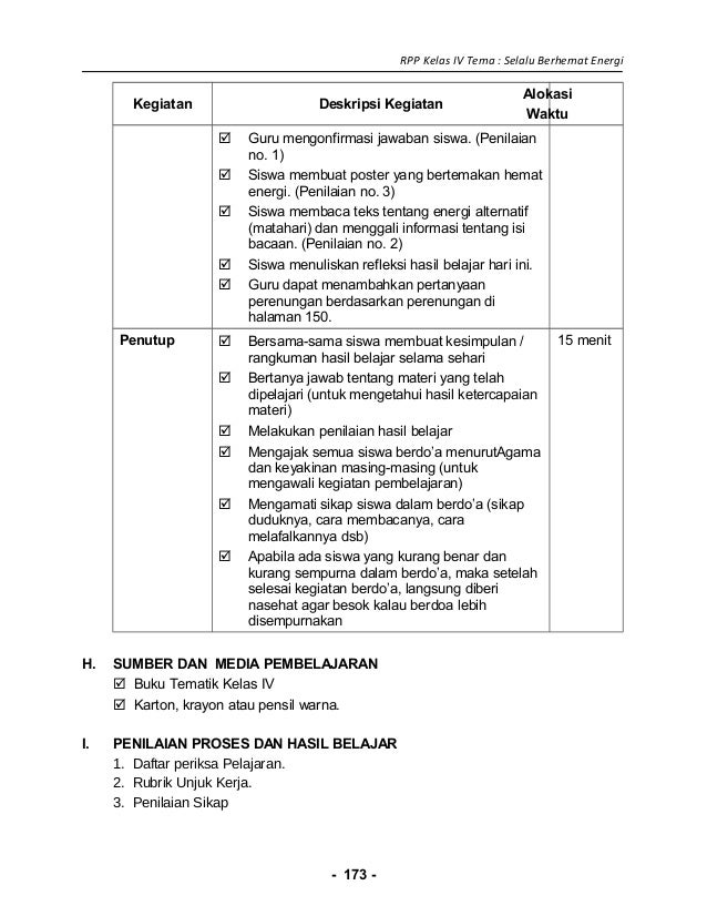 Rpp Sd Dengan Media Poster Rismax